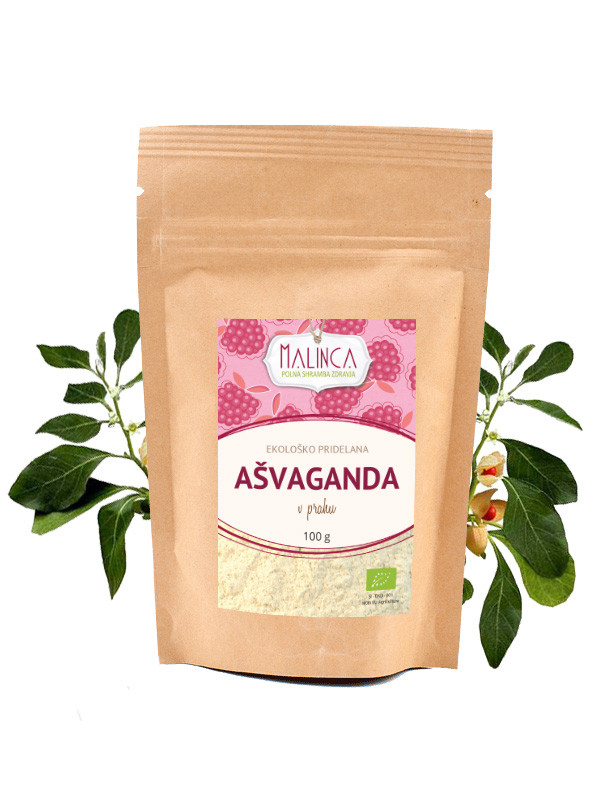 Ašvaganda v prahu iz ekološke pridelave 100g