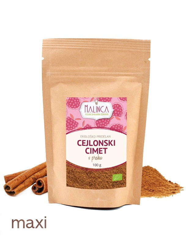 Cejlonski cimet v prahu iz ekološke pridelave 100g