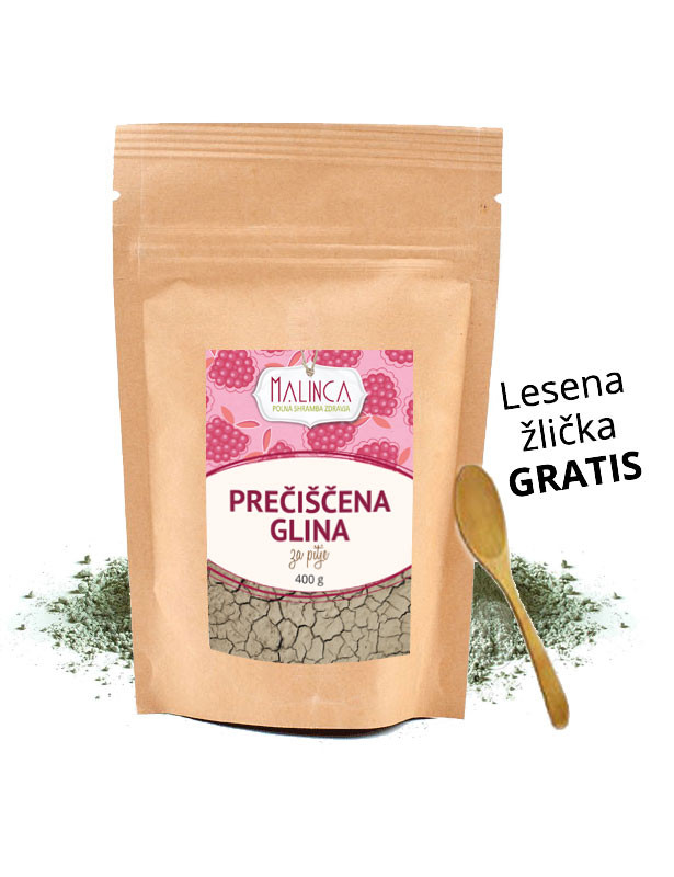 Prečiščena glina za pitje v prahu 400g