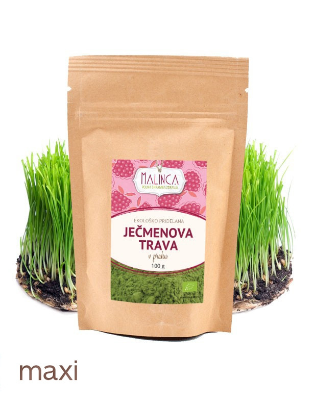 Ječmenova trava v prahu iz ekološke pridelave 100g
