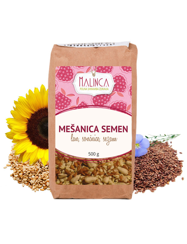 Mešanica semen (lan, sončnice, sezam)