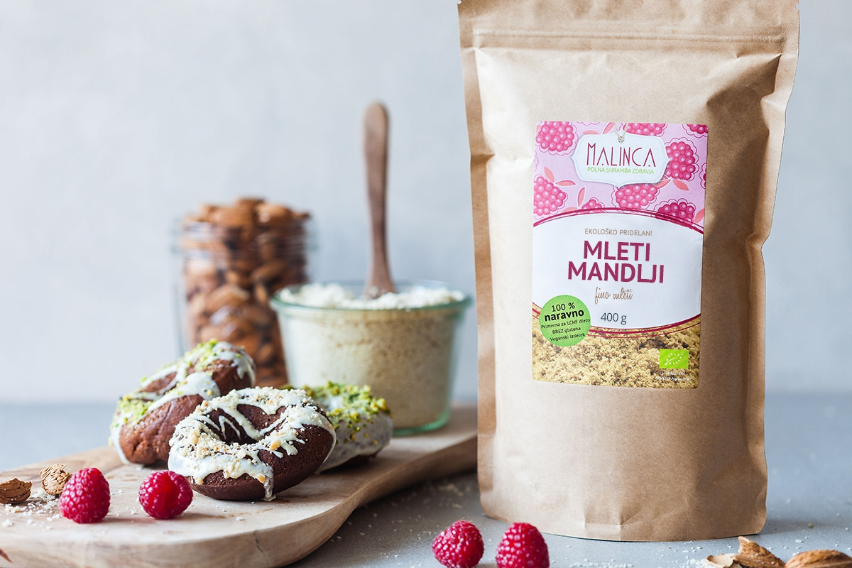 Mandljeva moka (mleti mandji) iz ekološke pridelave 400g