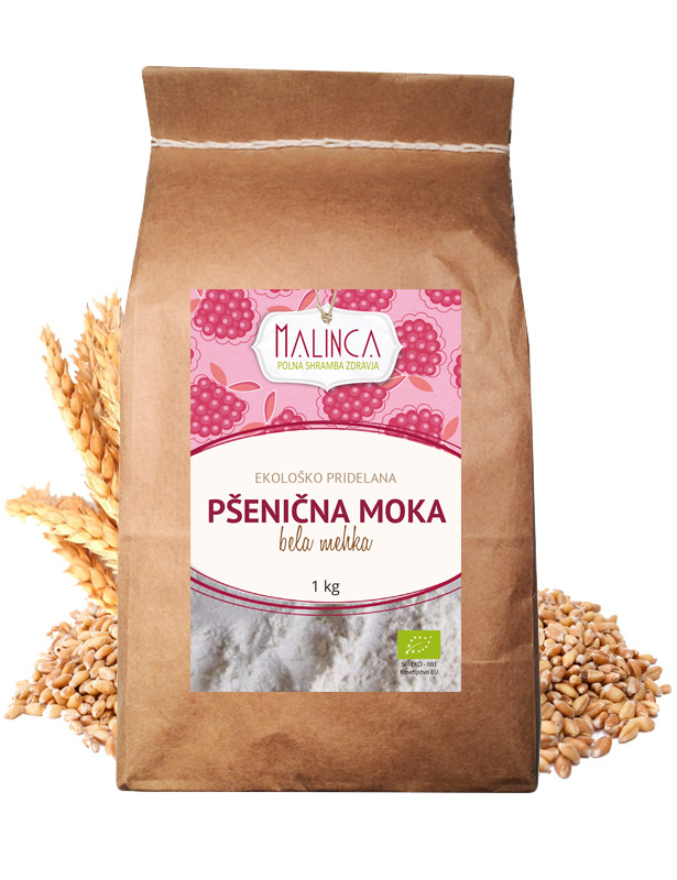 Pšenična bela mehka moka iz ekološke pridelave 1kg