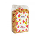 Domača granola z jagodami in belo čokolado 350g
