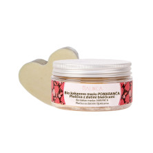 Bio kakavovo maslo z bleščicami - pomaranča 60g