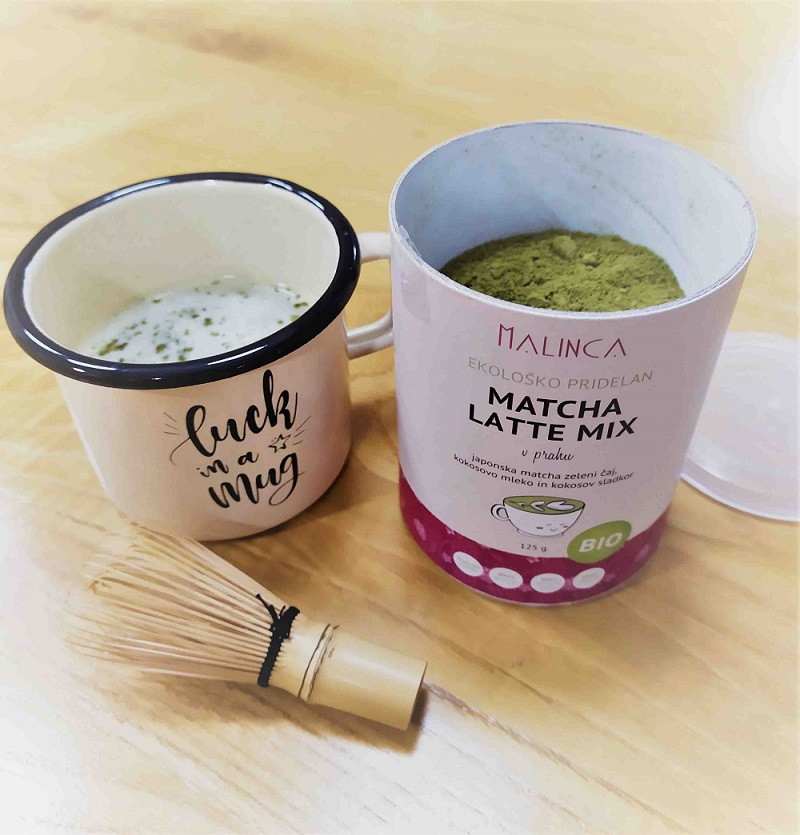 Lonček Malinca in Matcha Latte Mix