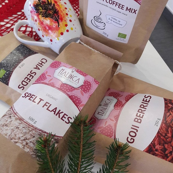 Slike strank, maca coffee mix, goji jagode, pirini kosmiči