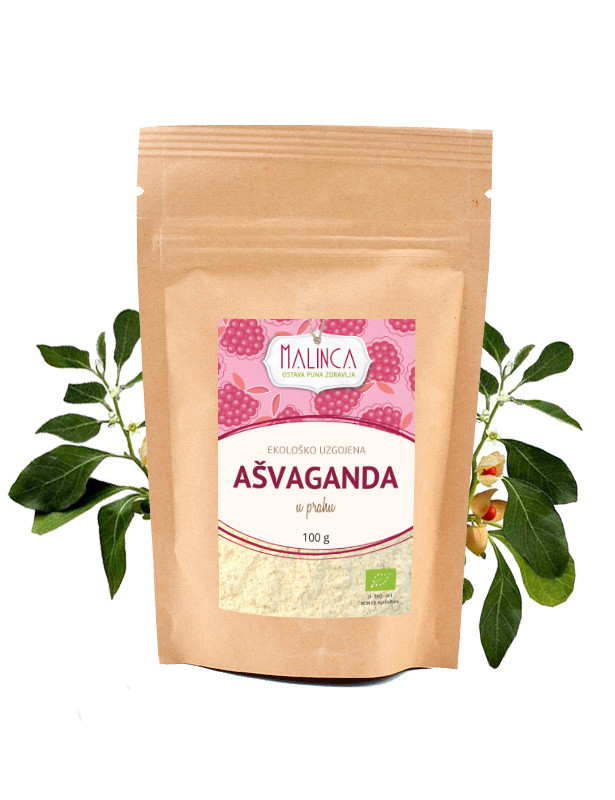 Ašvaganda u prahu iz ekološkog uzgoja 100g