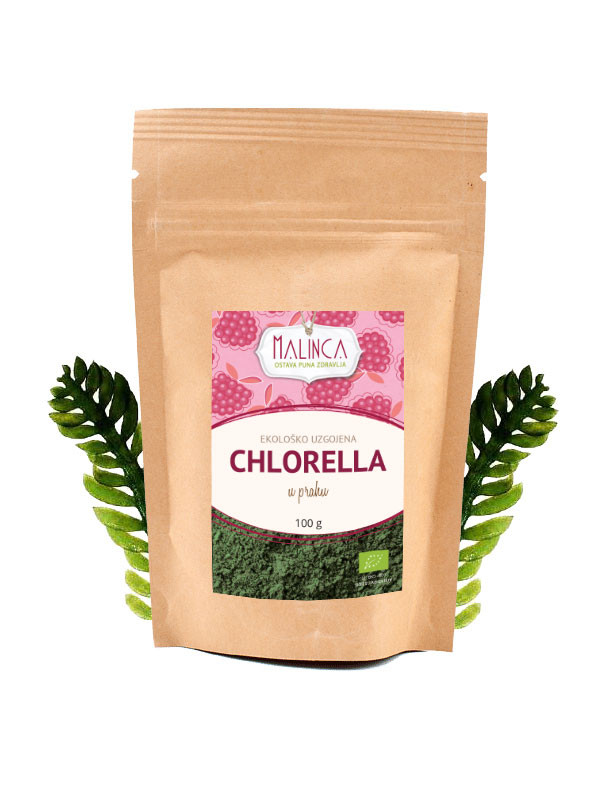 Chlorella u prahu iz ekološkog uzgoja 100g