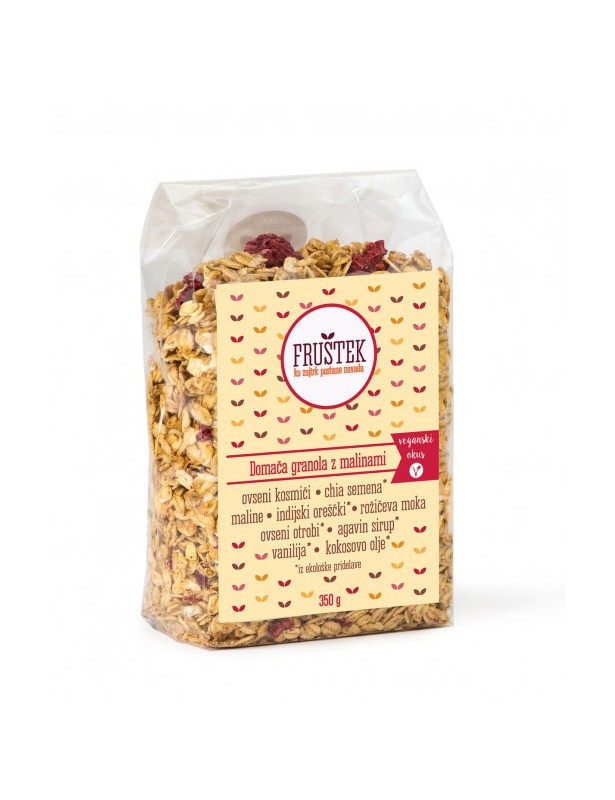 Domaći müsli s malinama 350g  