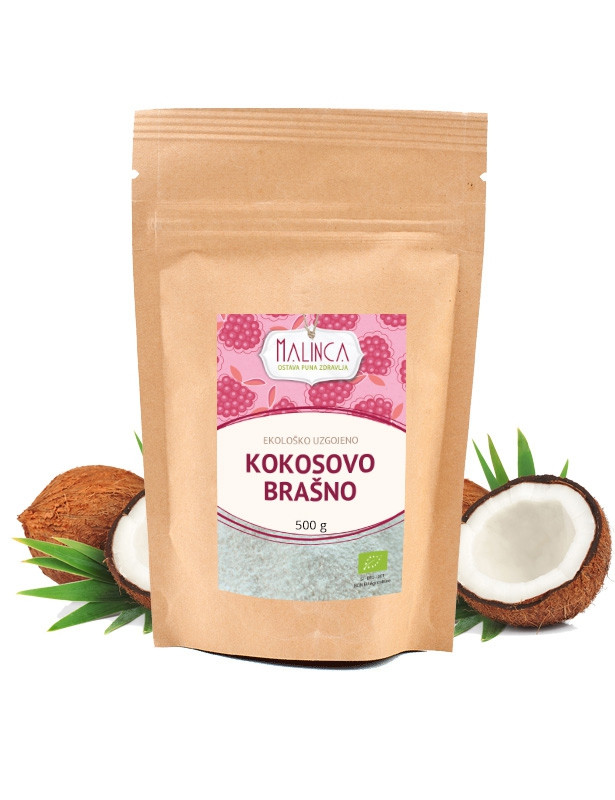 Kokosovo brašno (fino mljeveno) iz ekološkog uzgoja 500g