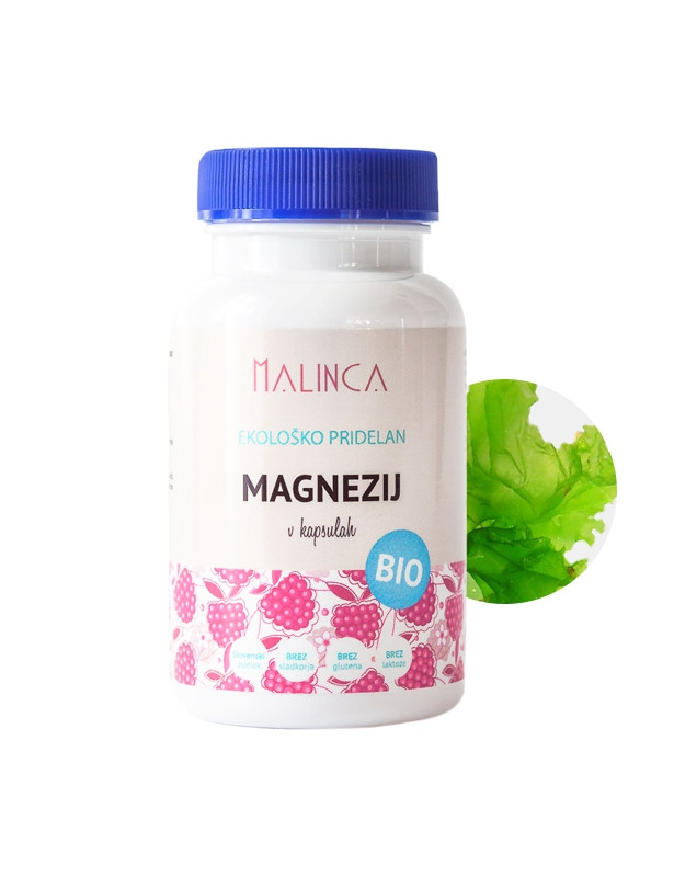 Magnezij iz ekološke proizvodnje (60 kapsul)