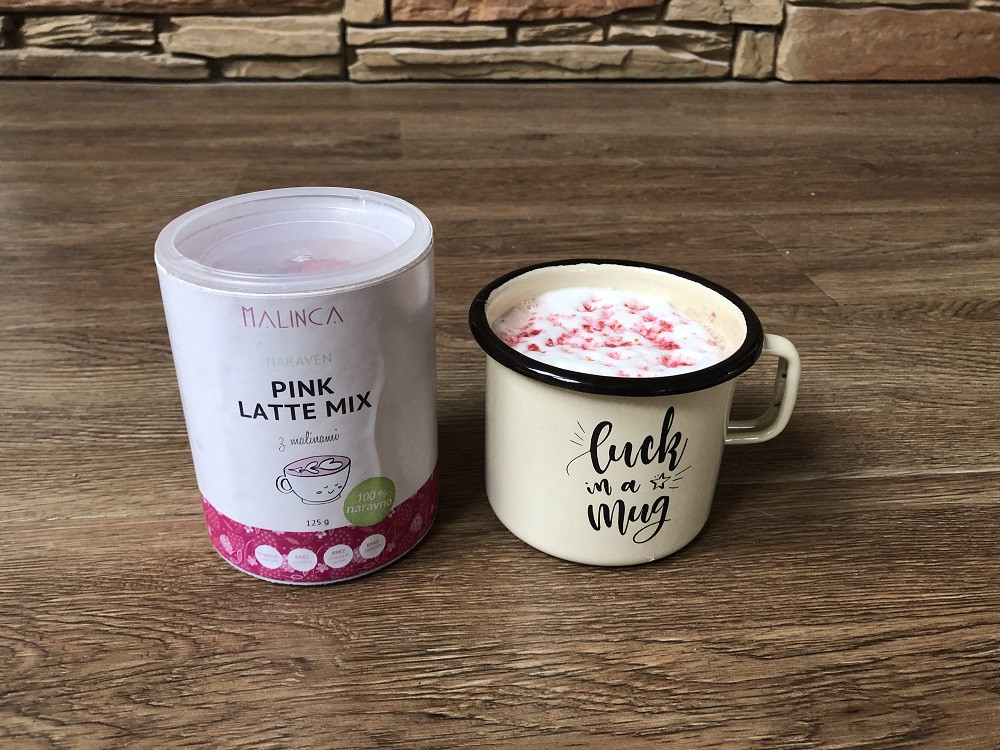 Lonček Malinca in Pink Latte Mix