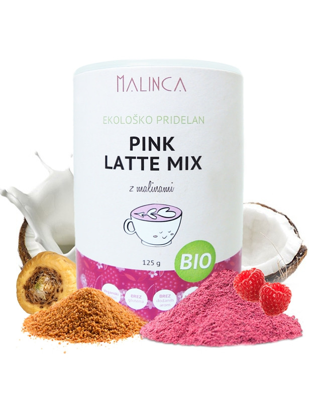 Pink latte mix