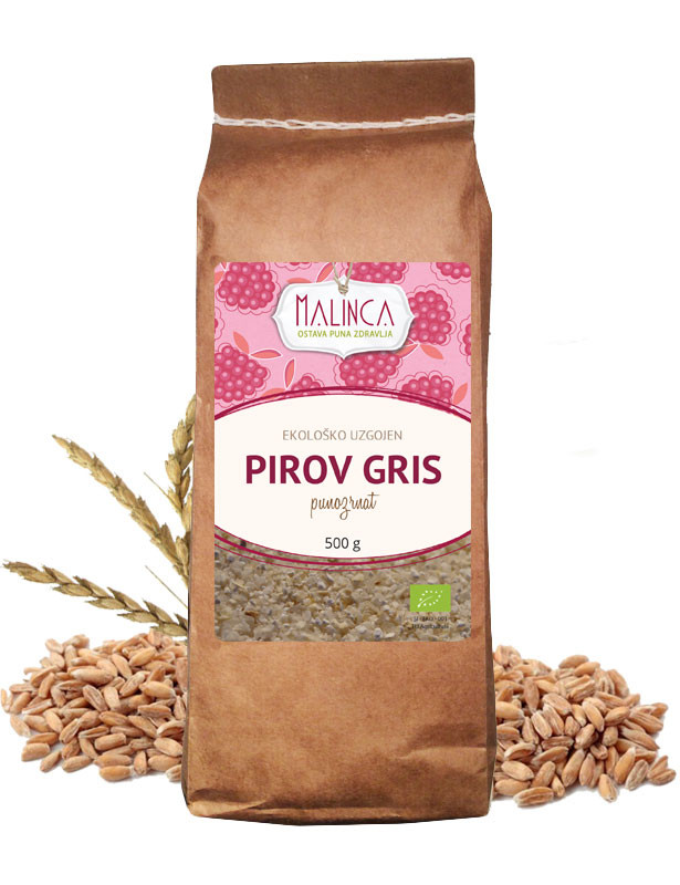 Bio pirov punozrnati gris 500g