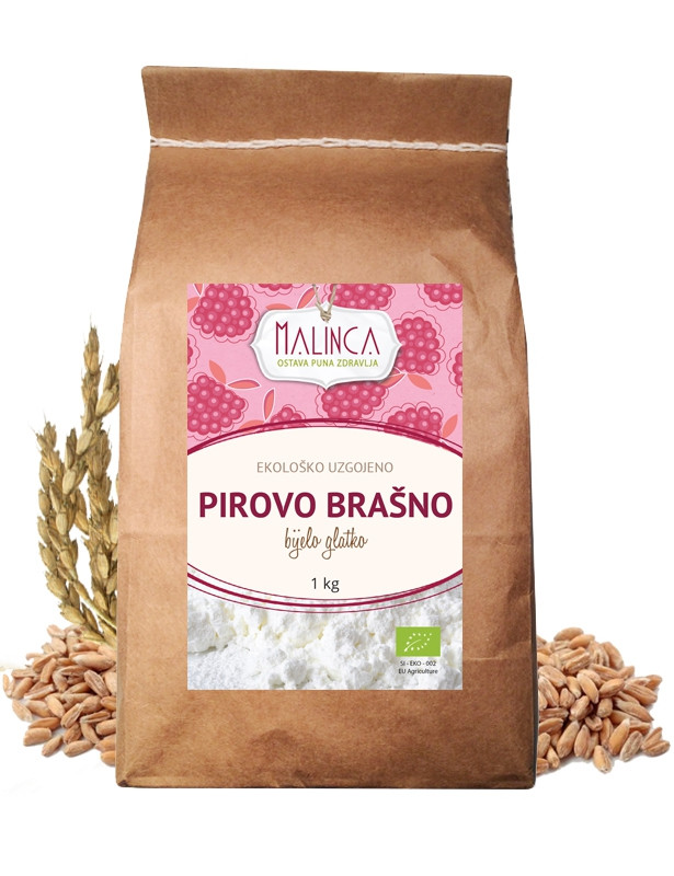 Bio pirovo bijelo glatko brašno 1kg