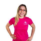 Športne hlače – 3/4 modre z belim potiskom