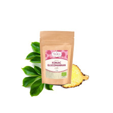 Konjak Glucomannan Pulver aus ökologischem Landbau - Probepackung 15g 