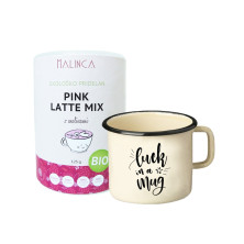 Paket Becher Malinca und Pink Latte Mix