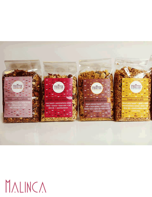 Haselnuss – Preiselbeere Granola