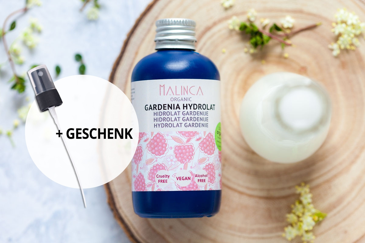 Gardenia Hydrolat aus ökologischem Landbau + Geschenk