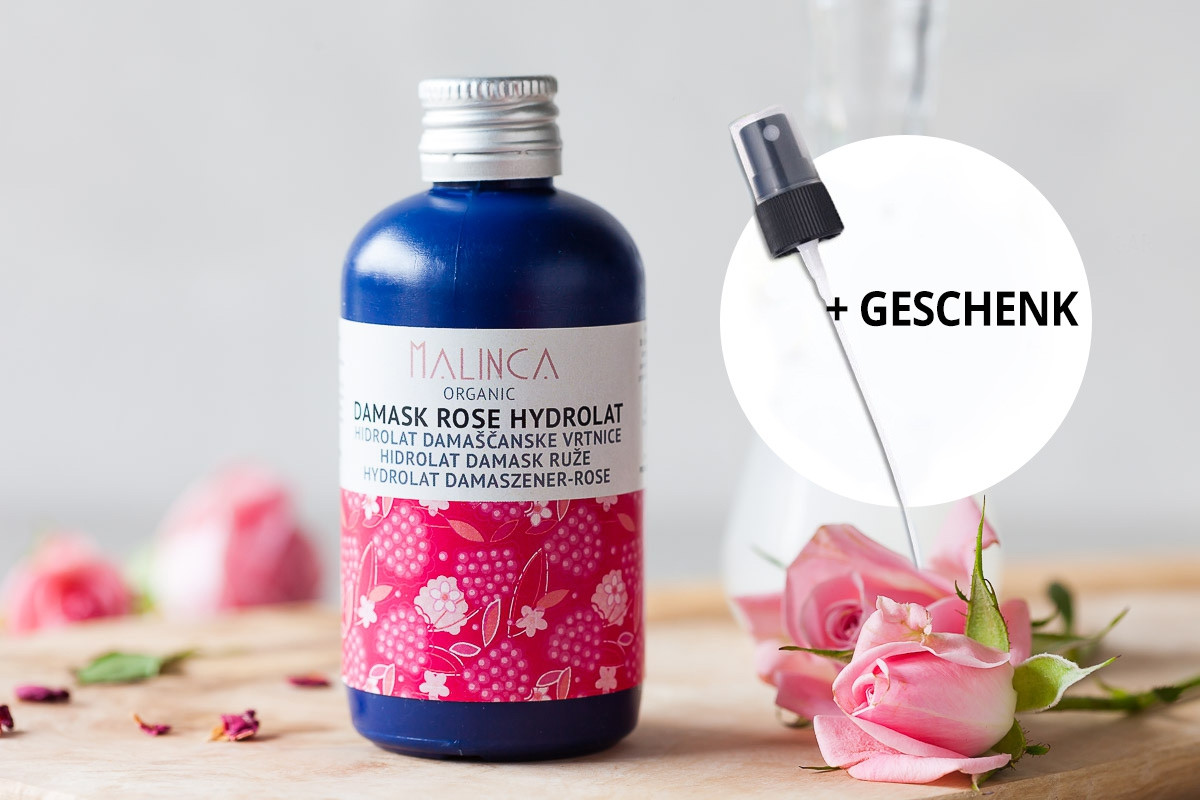 Hydrolat Damaszener-Rose aus ökologischem Landbau 100ml