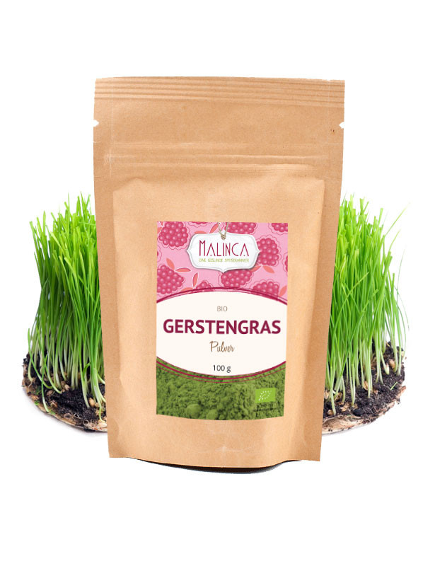 Gerstengras Pulver aus ökologischem Landbau 100g