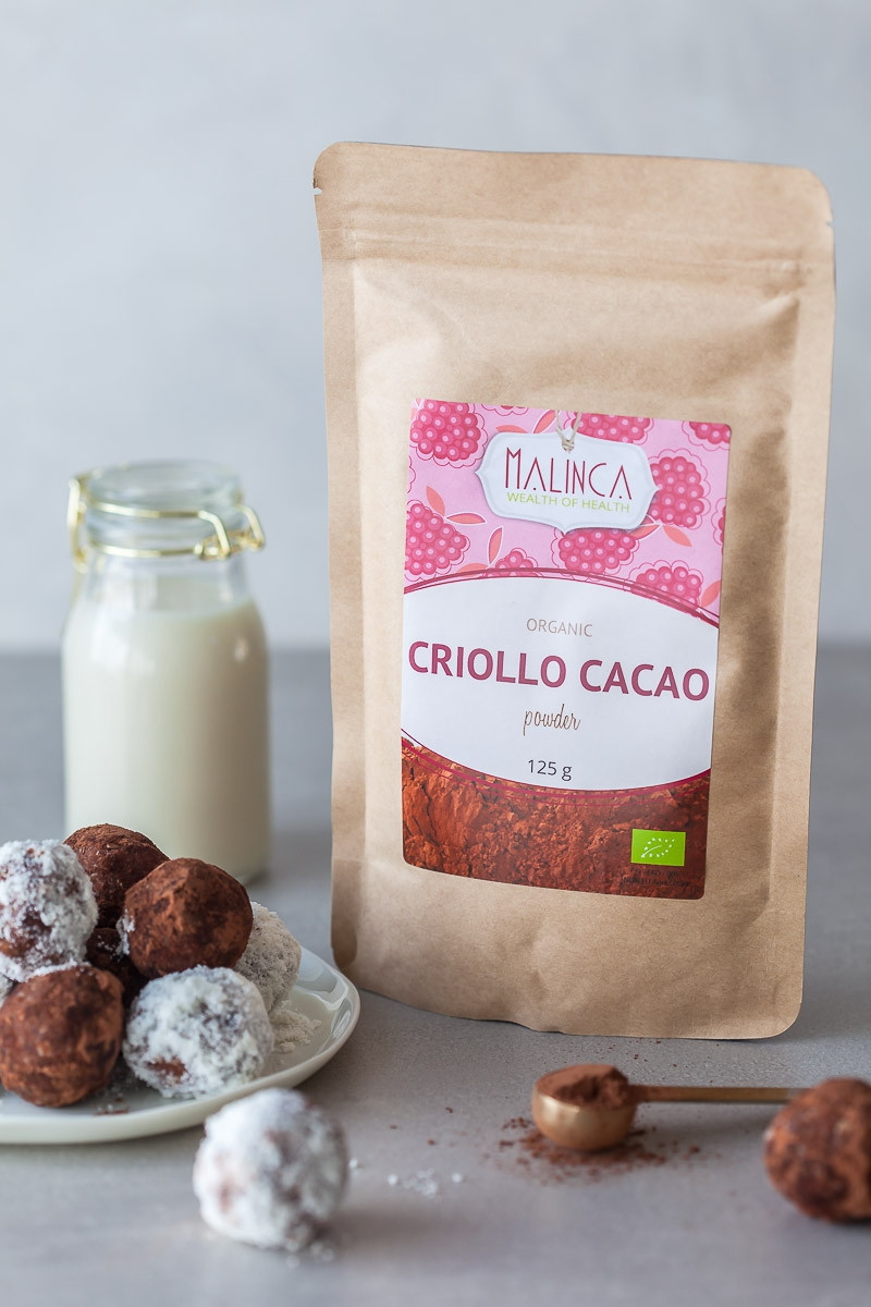 100% Rohes Criollo Kakaopulver 