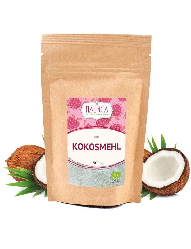 Kokosmehl (fein gemahlen) aus ökologischem Landbau 500 g