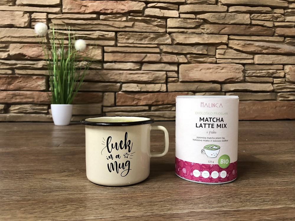 Paket lonček Malinca in Matcha latte mix