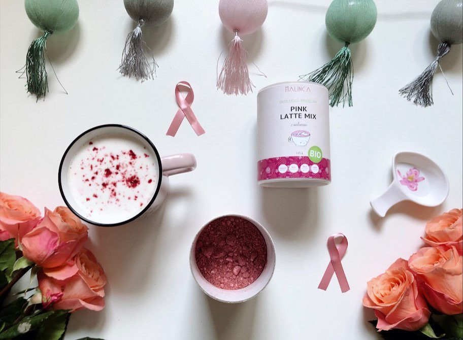 Pink Latte Mix aus ökologischem Landbau