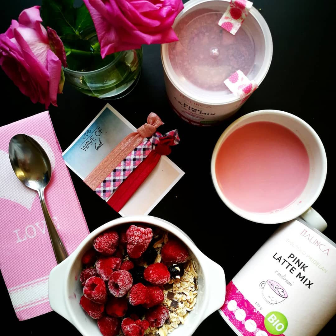 Pink Latte Mix aus ökologischem Landbau
