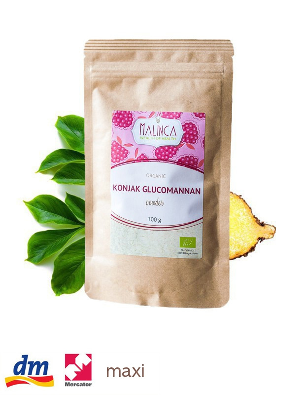 Konjak glukomanan v prahu iz ekološke pridelave 100g