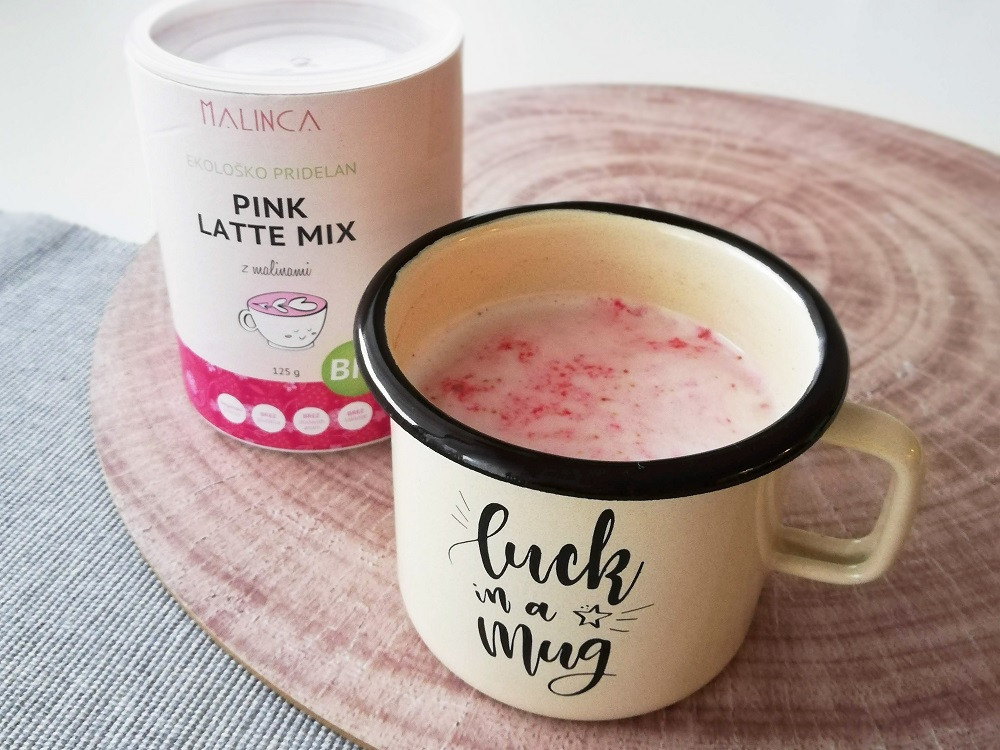 Lonček Malinca in Pink Latte Mix