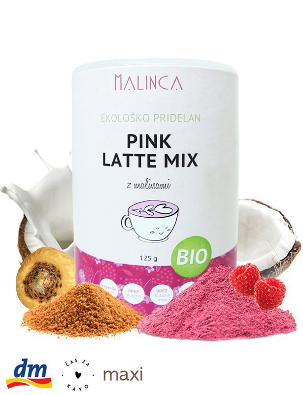 Pink latte mix