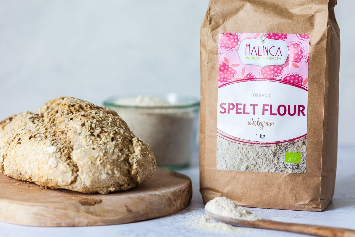 Spelt flour wholegrain Organic 1kg 