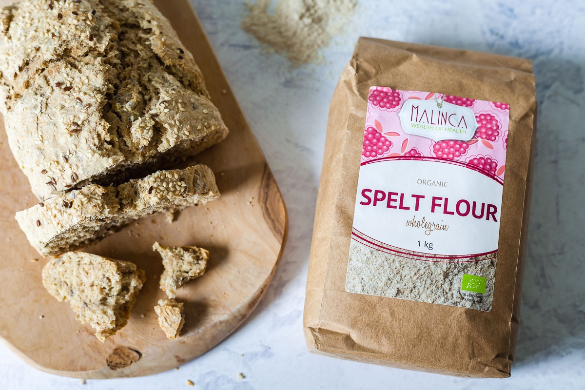 Spelt flour wholegrain Organic 1kg 