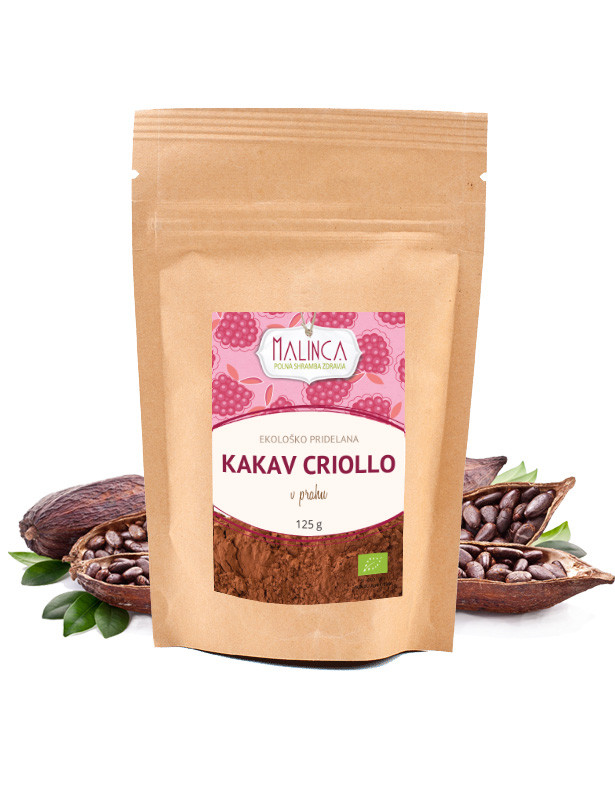 Criollo cacao powder Raw Organic 125g