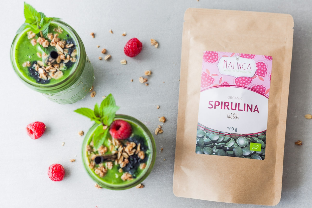 Spirulina tablets Organic 100g 