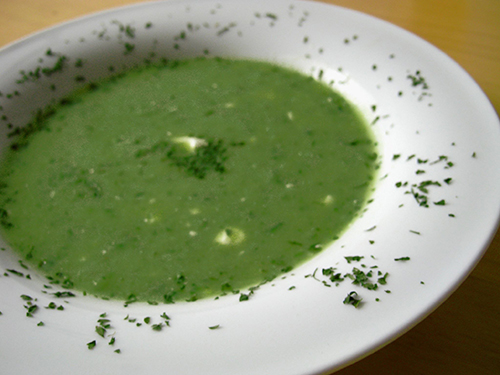 Spinatsuppe