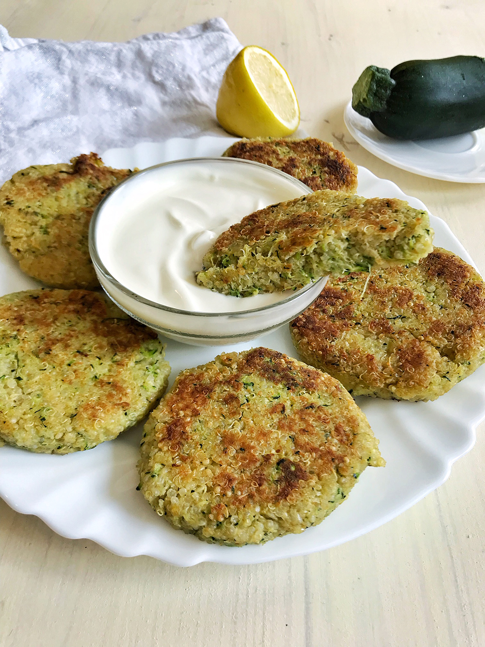 Quinoa-Zucchini Frikadellen