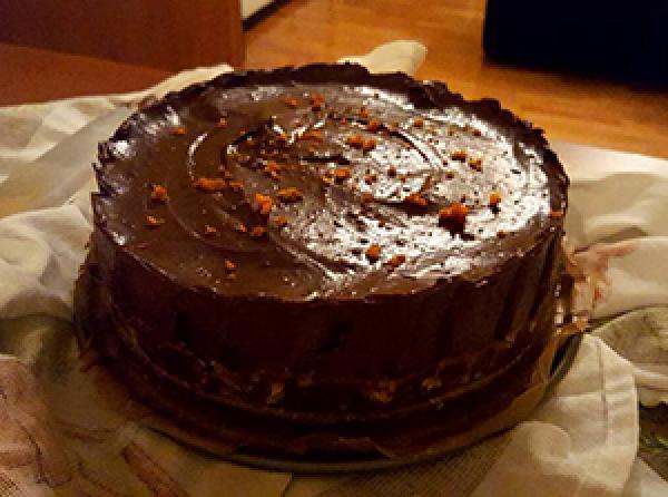 Choco orange cake 