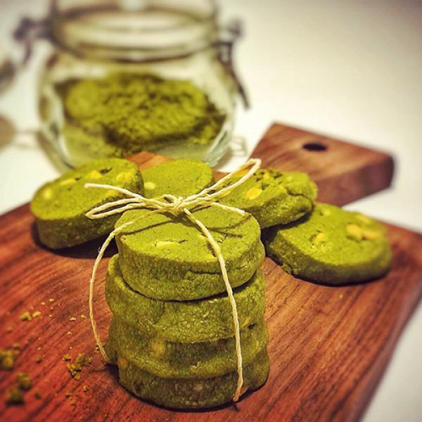 Matcha piškoti