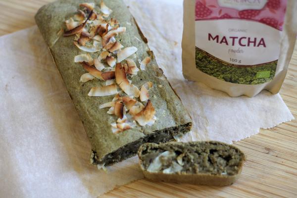 Matcha bananin kruh 