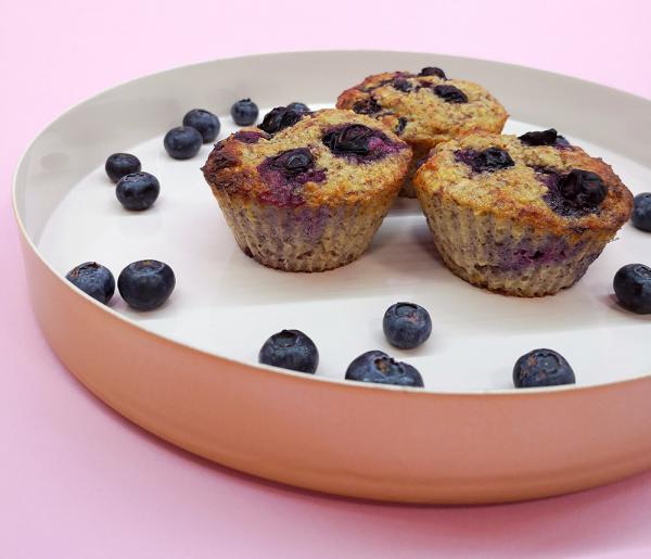 Muffini od borovnica bez glutena i šećera