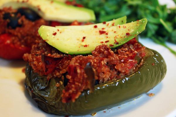 Gefüllte Paprika mit Quinoa