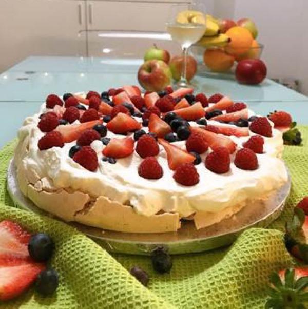 Pavlova torta, na zdrav način