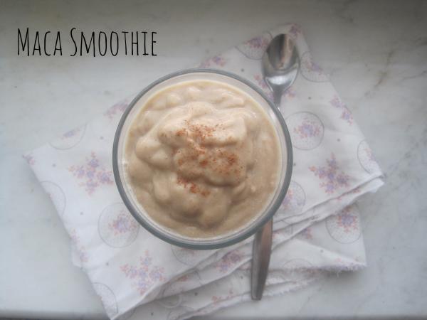 Maca smoothie puding