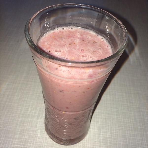 Roza smoothie za lažje učenje