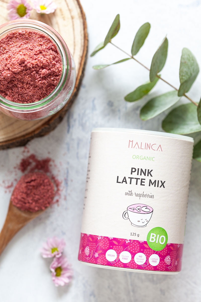 Pink latte mix